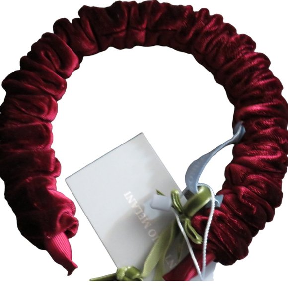 Antonio Melani Nicola Bathie Wine Velvet Alexandra Headband NWT main image 8